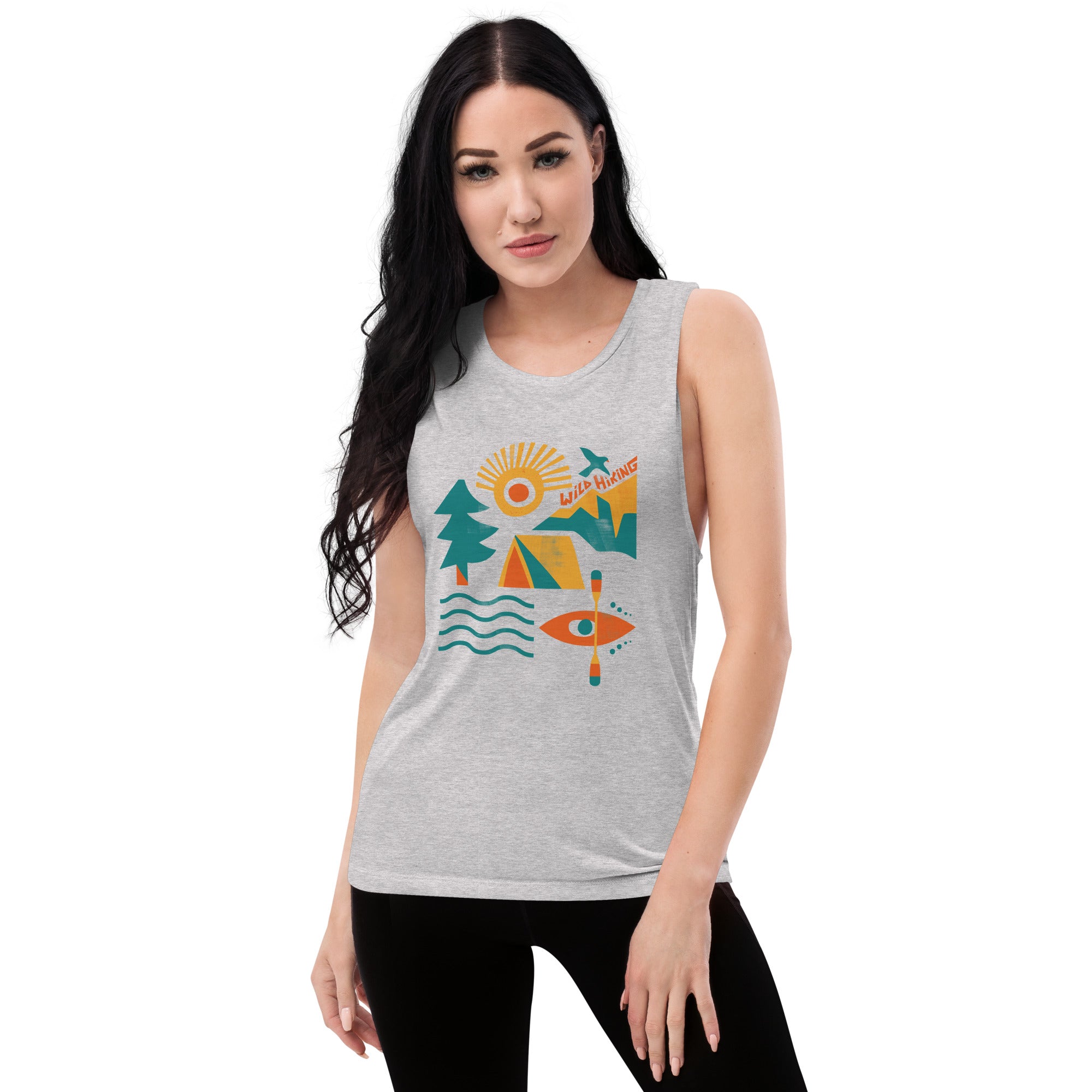 Ladies’ Muscle Tank, Wild Hiking