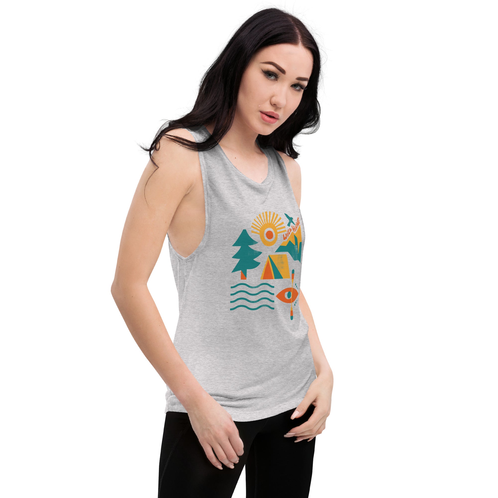 Ladies’ Muscle Tank, Wild Hiking