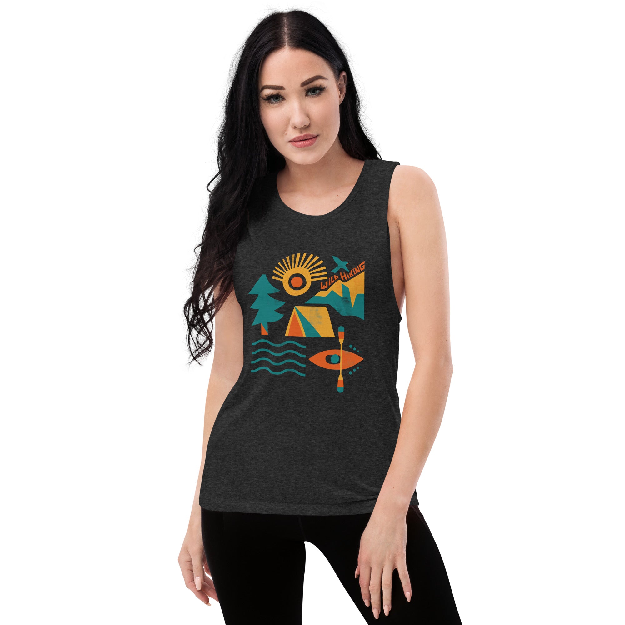 Ladies’ Muscle Tank, Wild Hiking