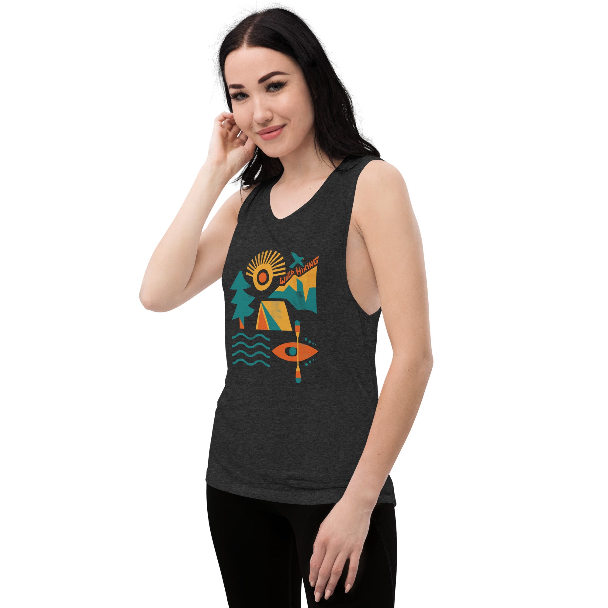 Ladies’ Muscle Tank, Wild Hiking