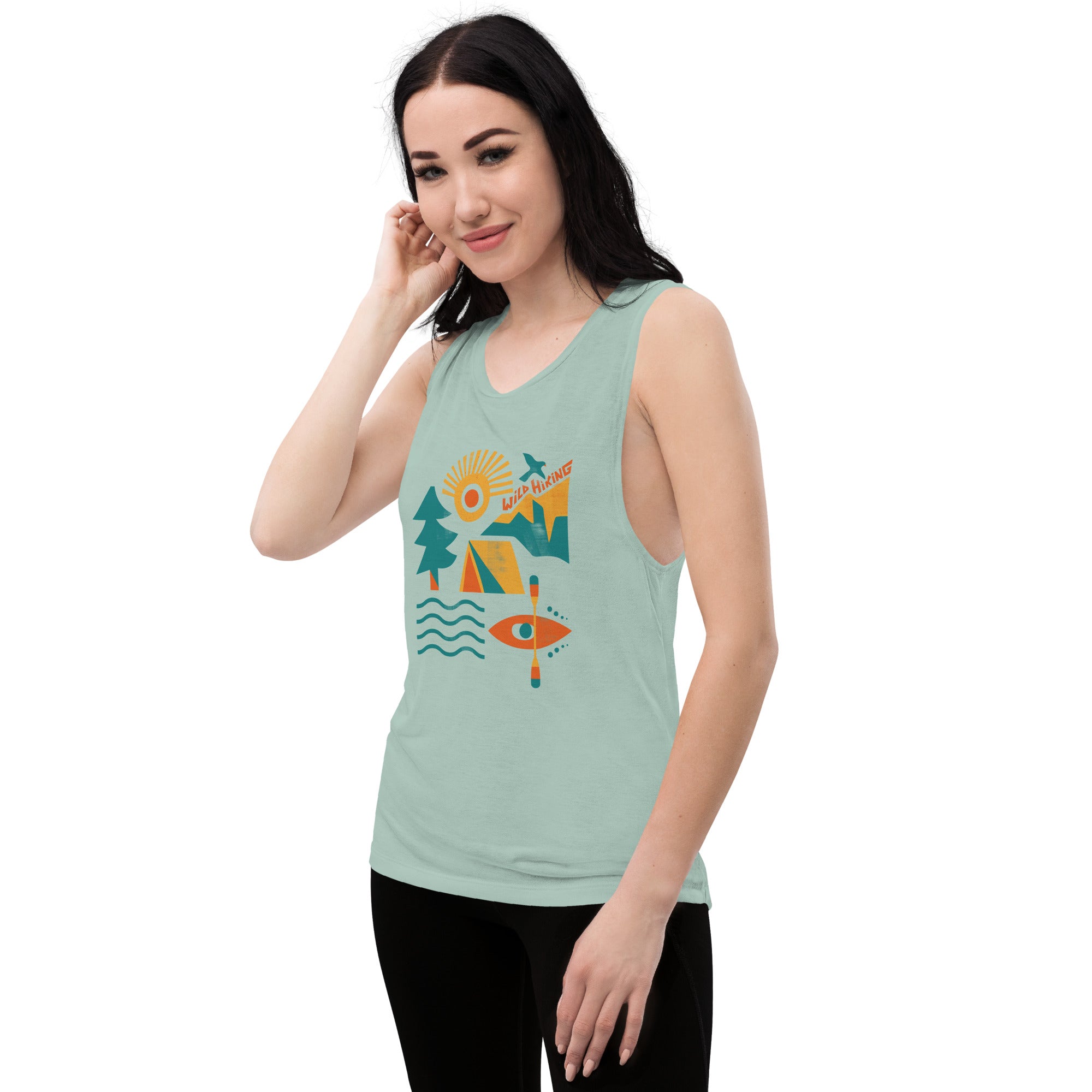 Ladies’ Muscle Tank, Wild Hiking