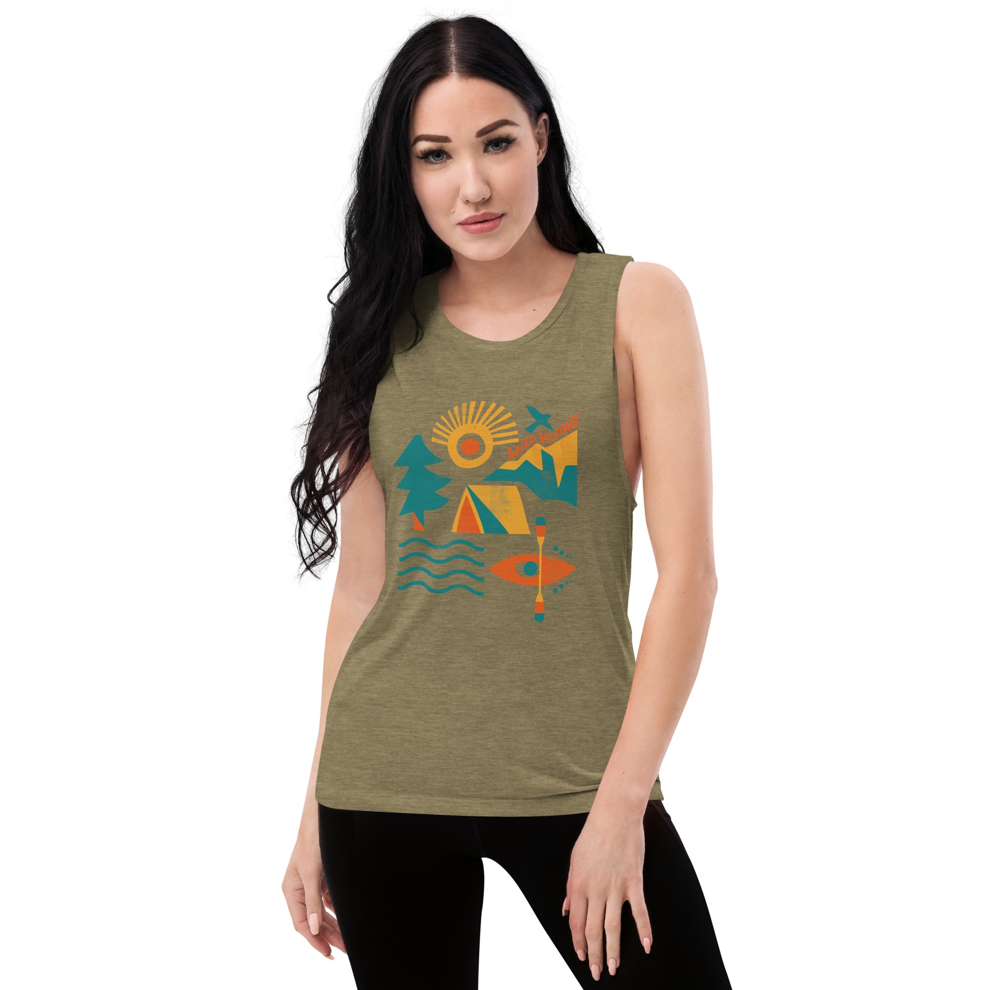 Ladies’ Muscle Tank, Wild Hiking