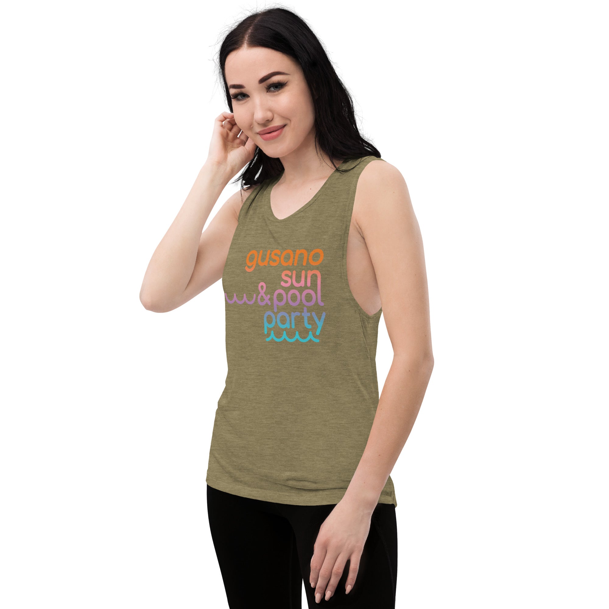 Ladies’ Muscle Tank Top, Gusano, Sun & Pool Party