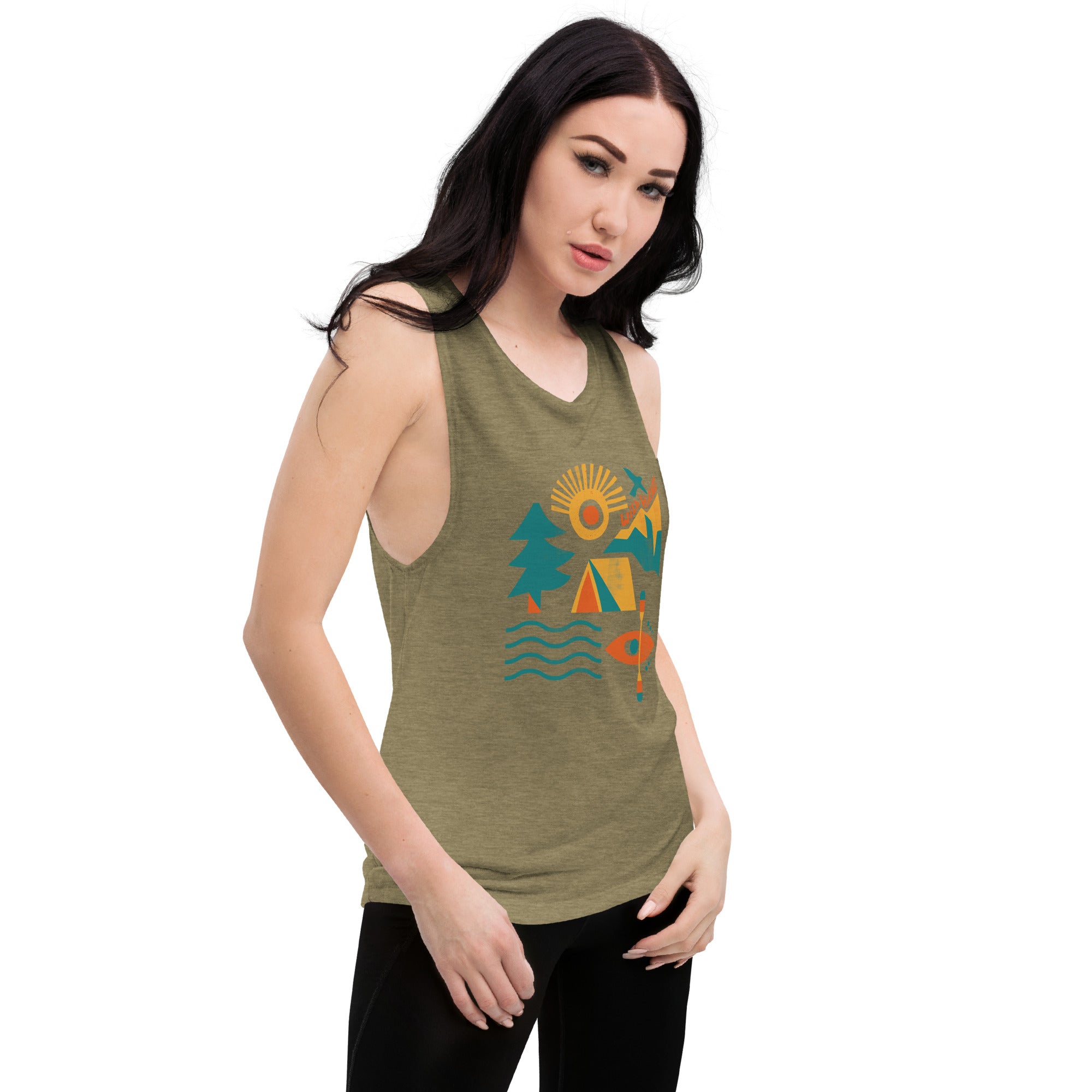 Ladies’ Muscle Tank, Wild Hiking