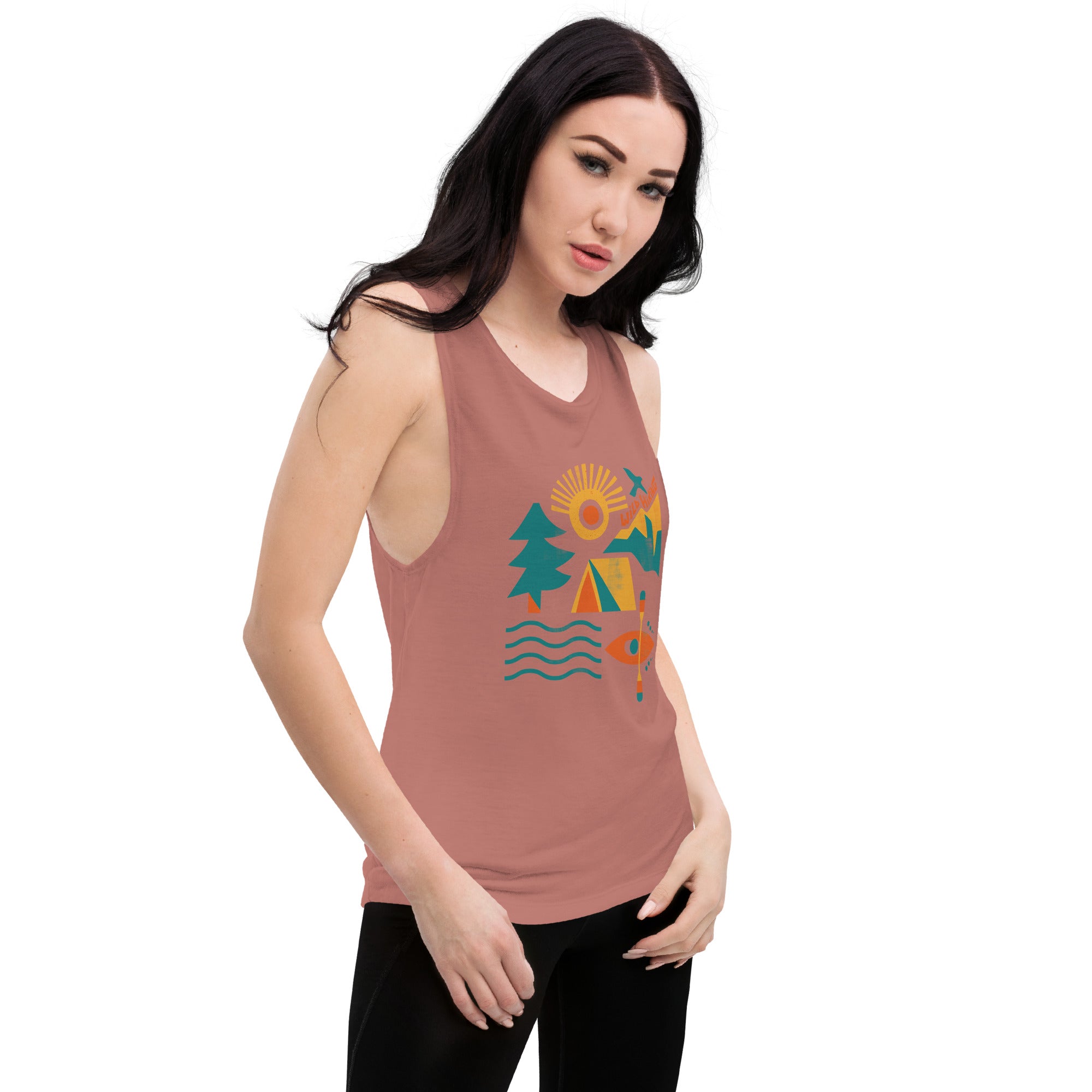 Ladies’ Muscle Tank, Wild Hiking