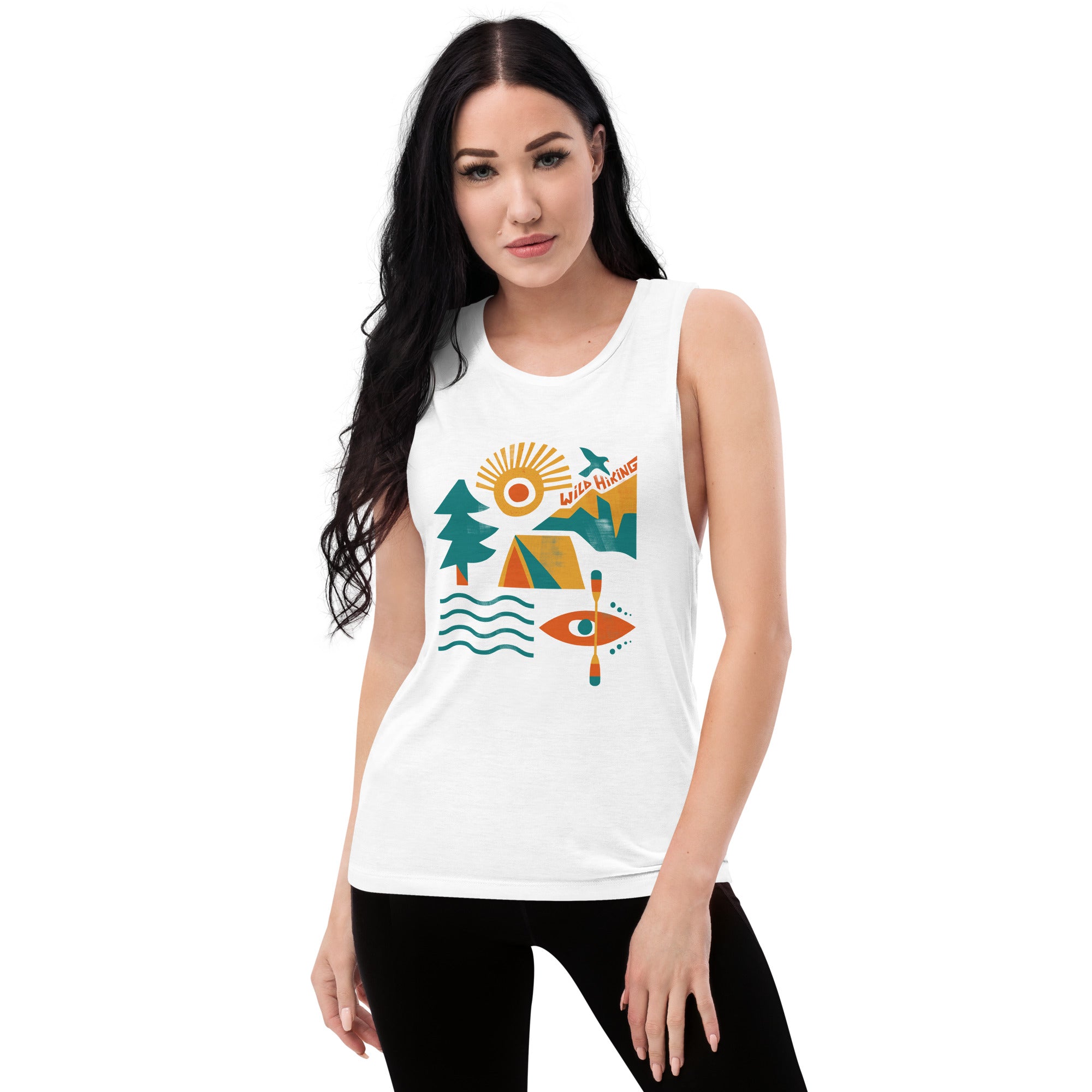 Ladies’ Muscle Tank, Wild Hiking