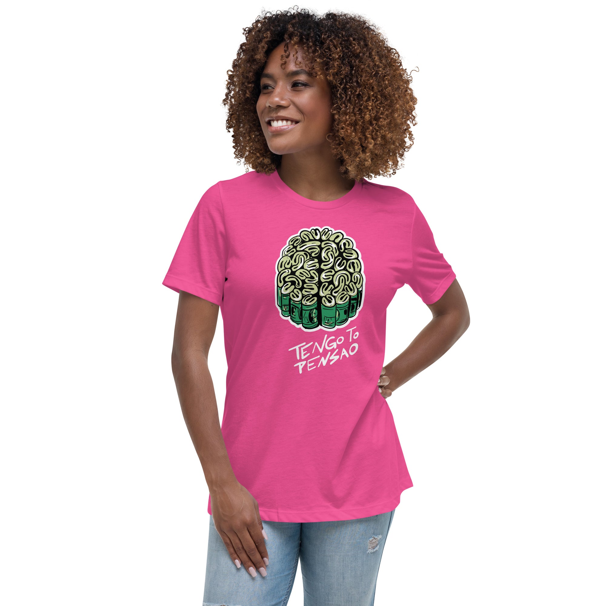 Women's Relaxed T-Shirt, Tengo To Pensao