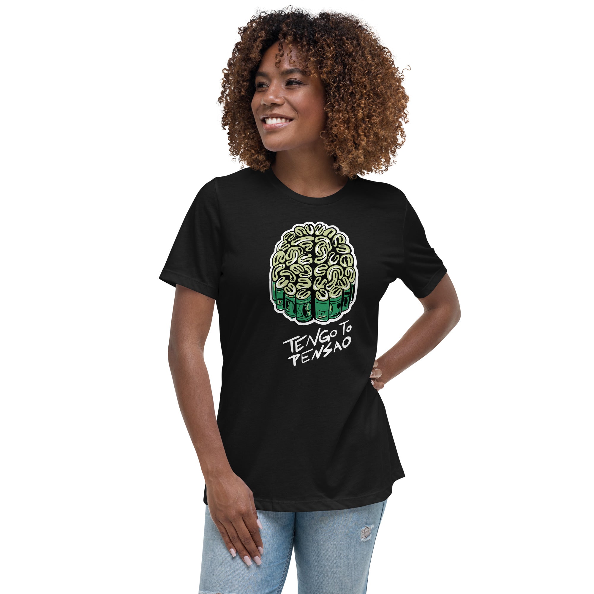 Women's Relaxed T-Shirt, Tengo To Pensao