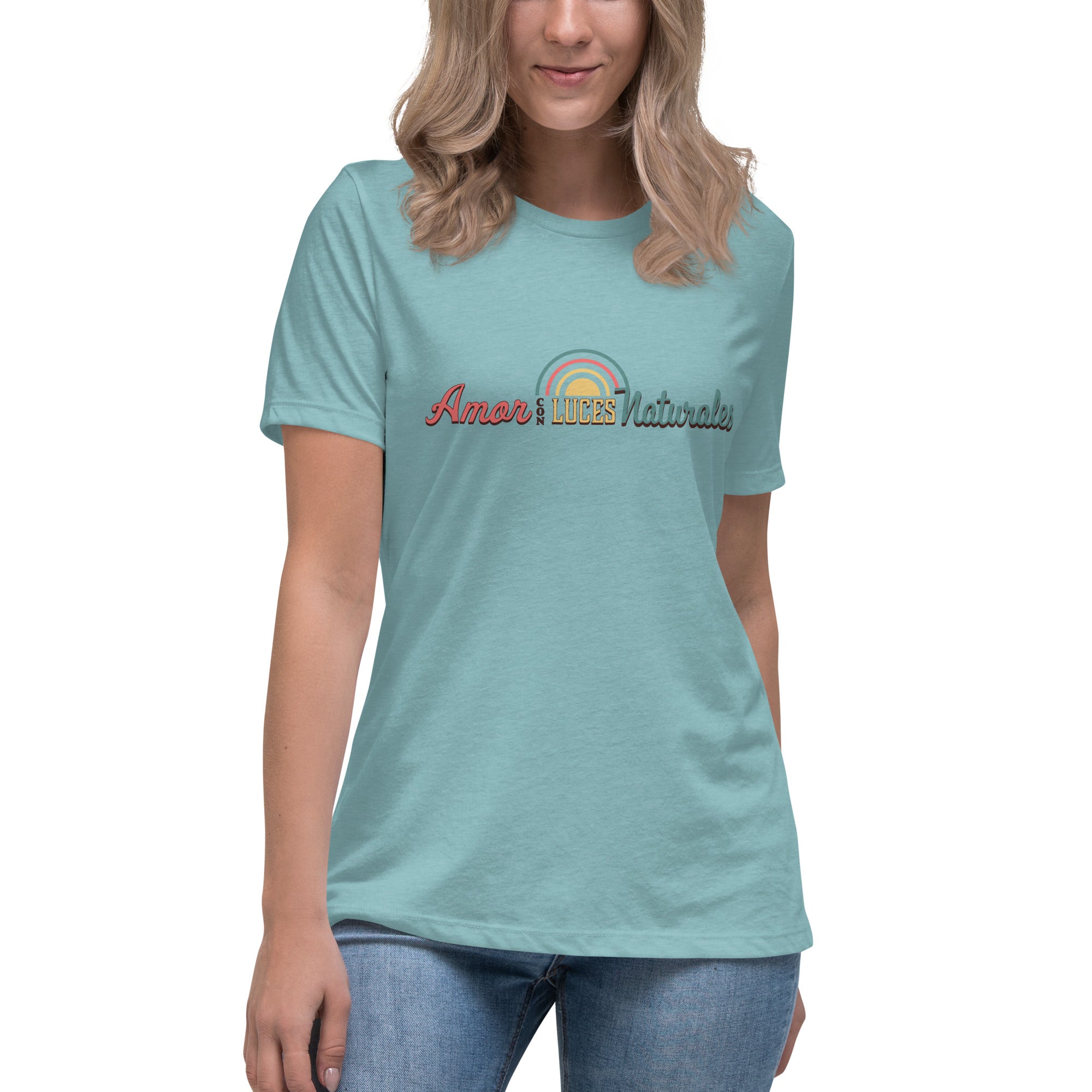 Relaxed Women's T-shirt, Amor con Luces Naturales