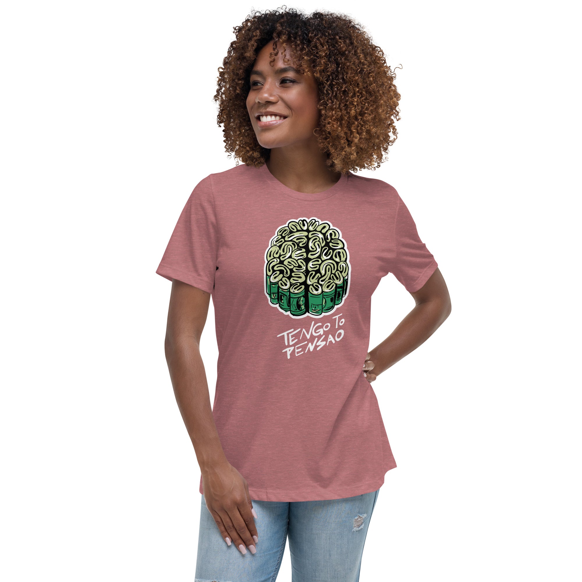 Women's Relaxed T-Shirt, Tengo To Pensao