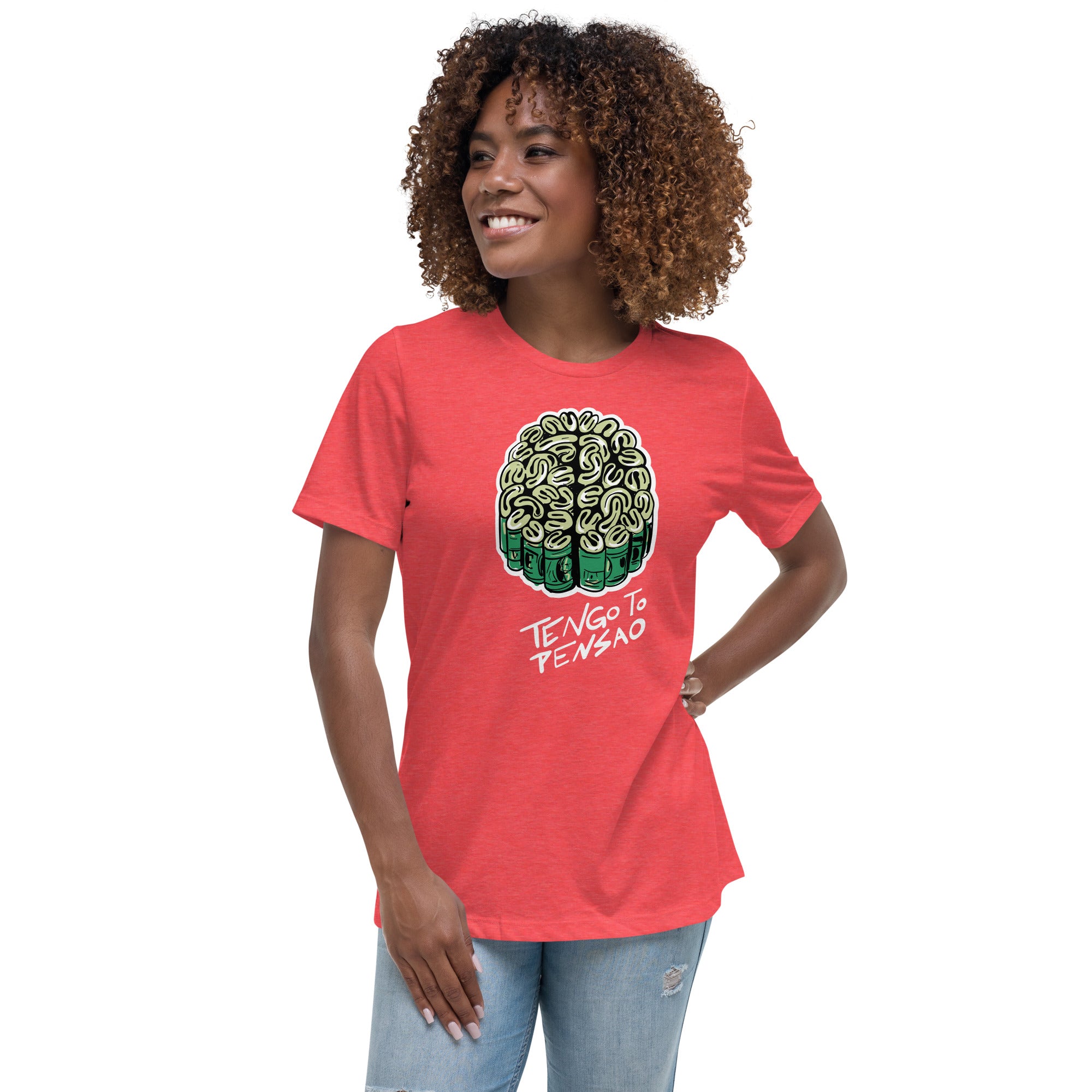 Women's Relaxed T-Shirt, Tengo To Pensao