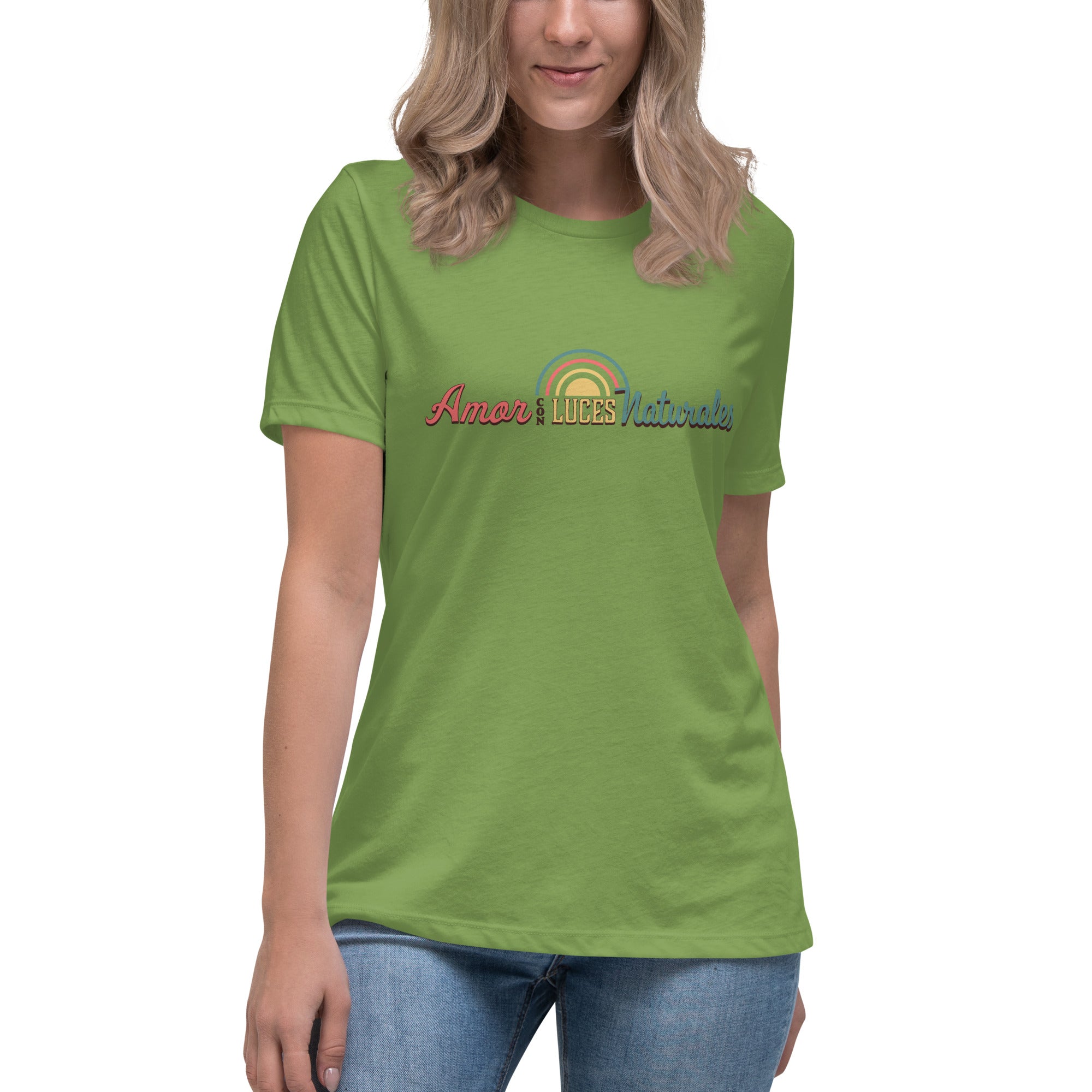 Relaxed Women's T-shirt, Amor con Luces Naturales