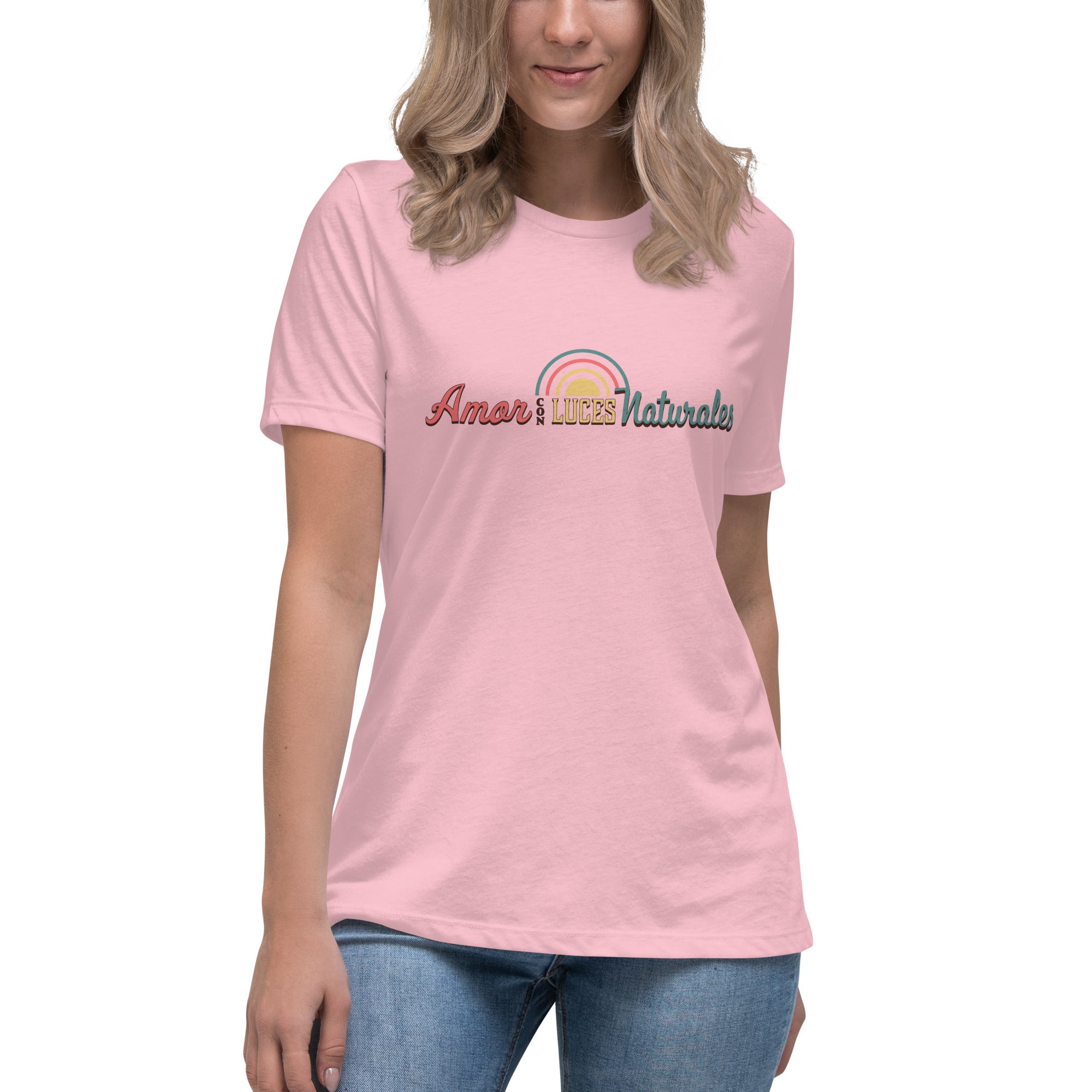 Relaxed Women's T-shirt, Amor con Luces Naturales