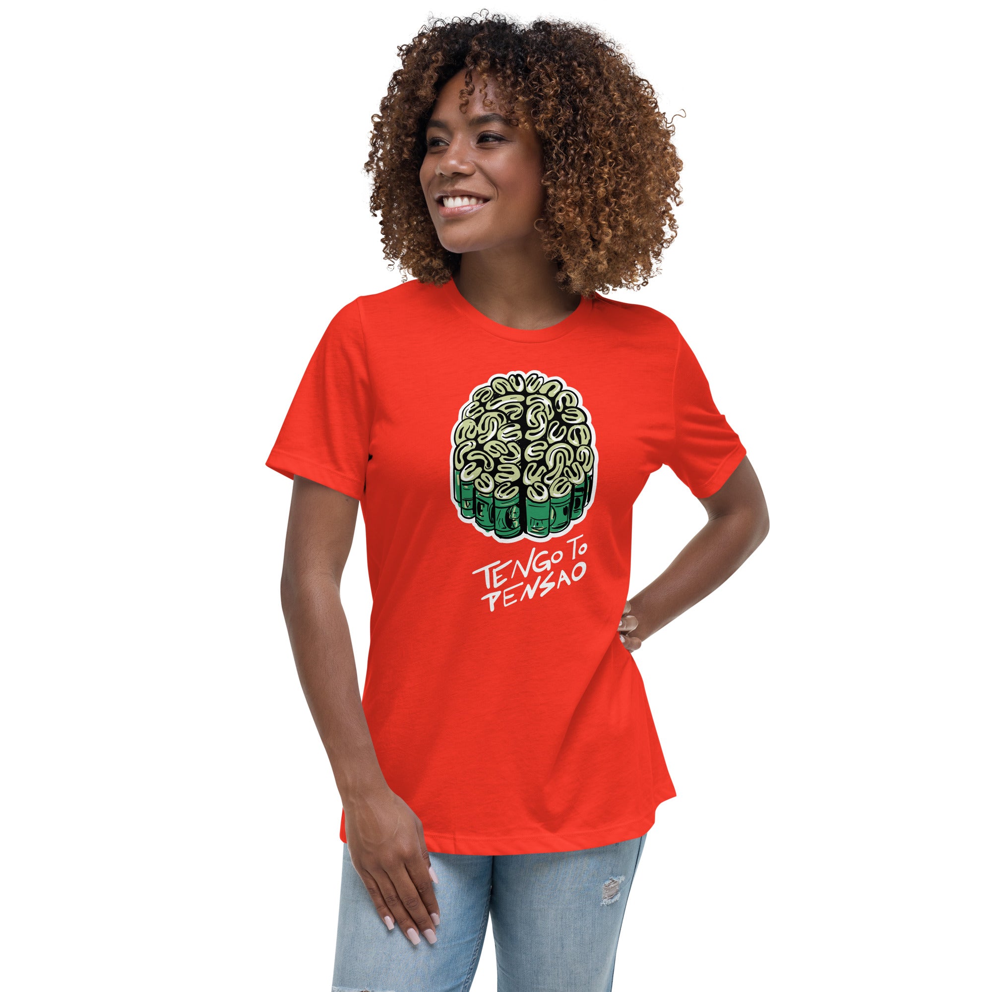 Women's Relaxed T-Shirt, Tengo To Pensao