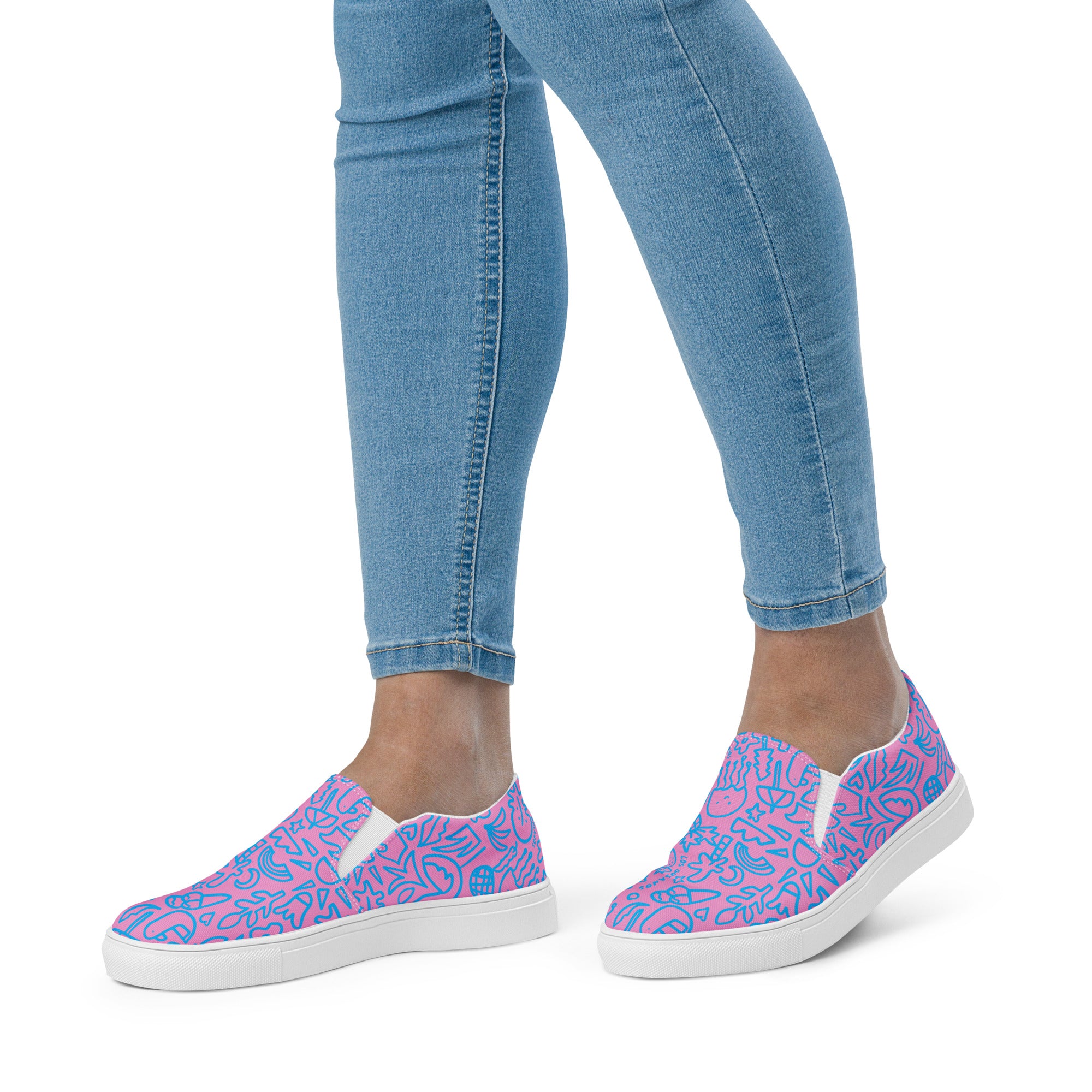 Slip-on canvas Women's shoes - LOS GUSANOS