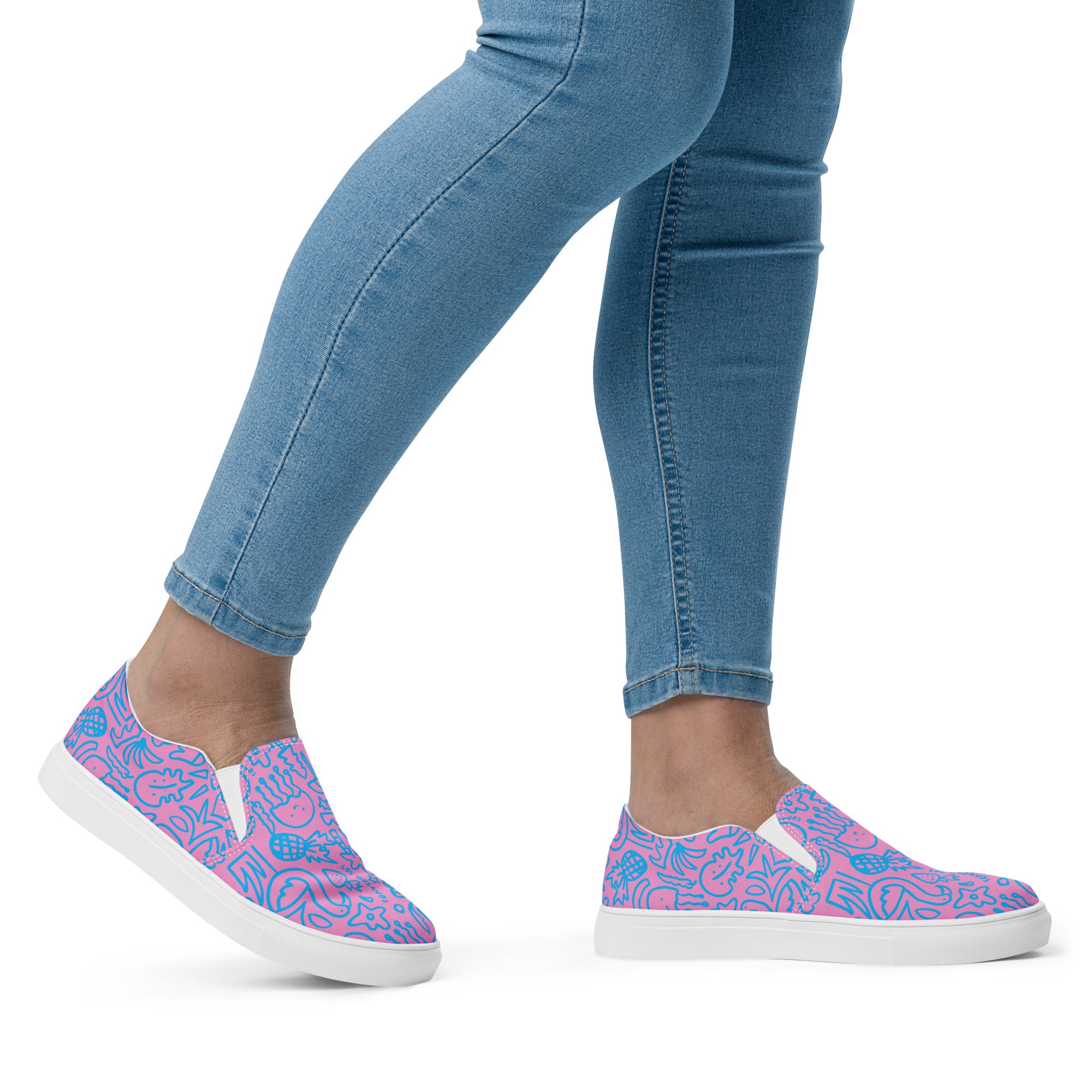 Slip-on canvas Women's shoes - LOS GUSANOS